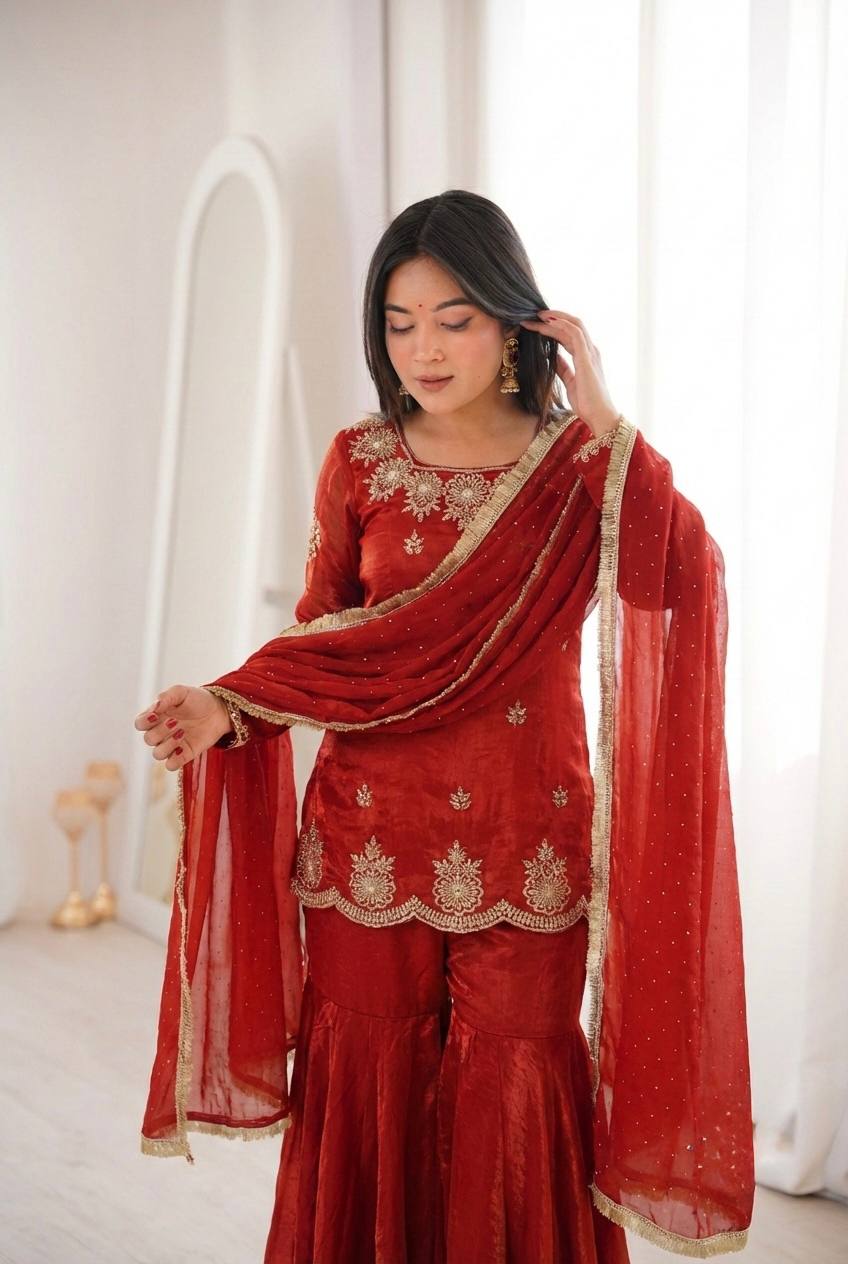 Royal Zarkan Diamond & Sequence Embroidery Festive Collection